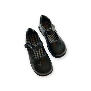 Smart Fit Black Floral Mary Janes